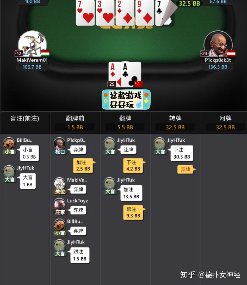 HHpoker网页版入口官方版手机界面截图-德州扑克对局